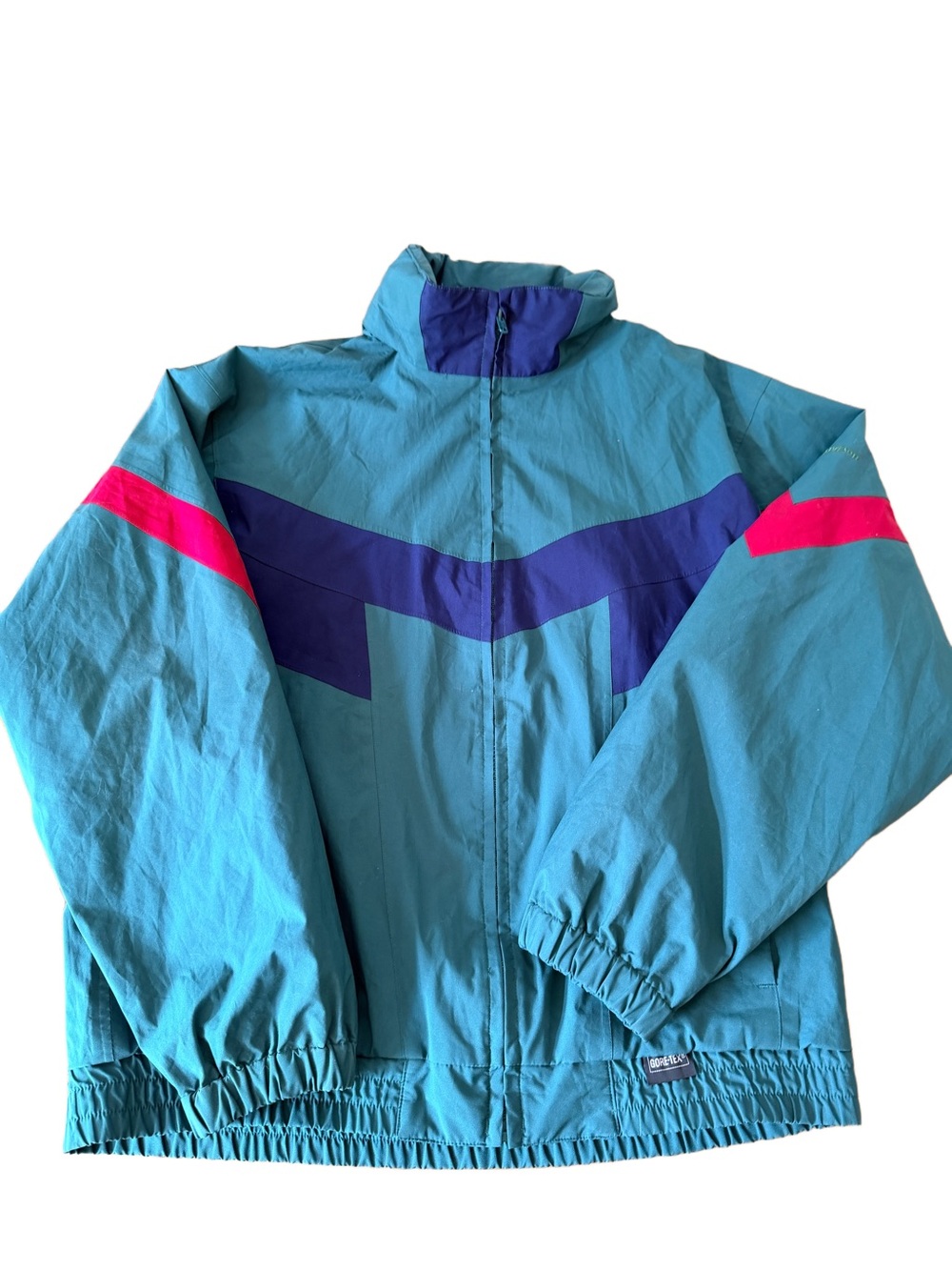 Men's Vintage Staff by Wilson Gore-Tex Hooded windbreaker jacket 80's 90's Large